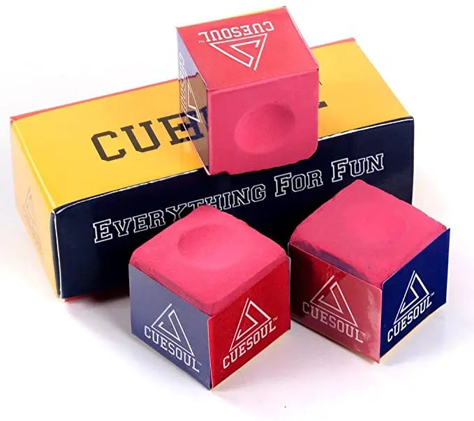 CUESOUL 3 pcs/set Cue Chalk Yellow Color