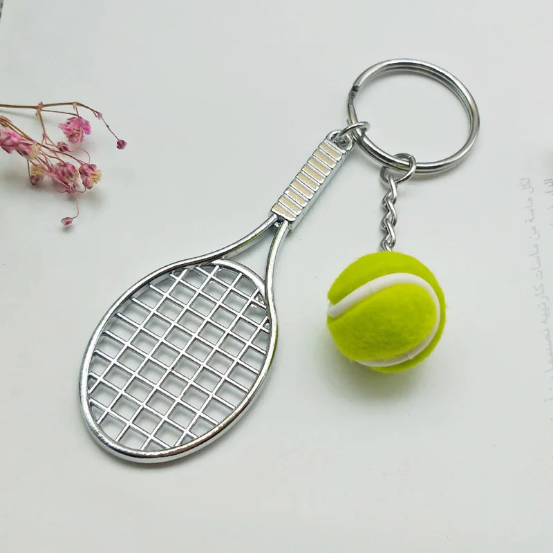 Tennis Racket Keychain 6 Colors Available