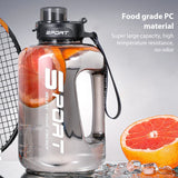 1.2L/1.7L/2.5L Sports Water Bottle with Straw