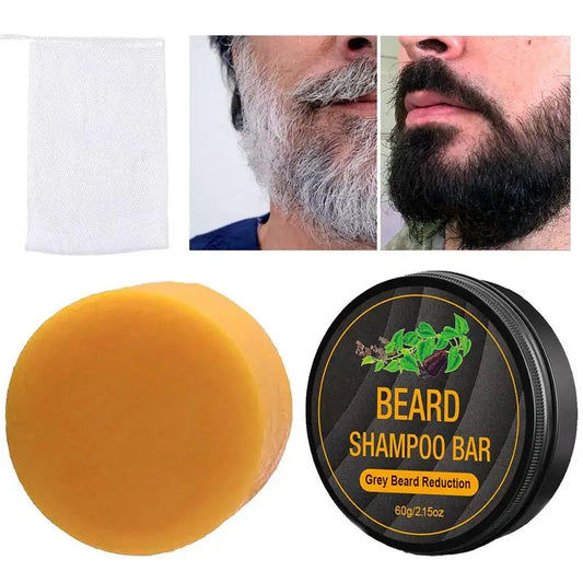 Beard Shampoo Bar Gray Hair Coverage