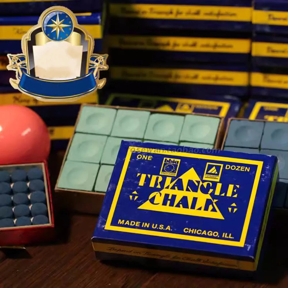 Original Triangle Snooker Pool Chalk