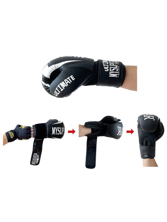 Boxing Wraps and Gloves