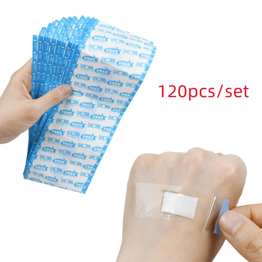 120pcs/lot Transparent Waterproof Plasters