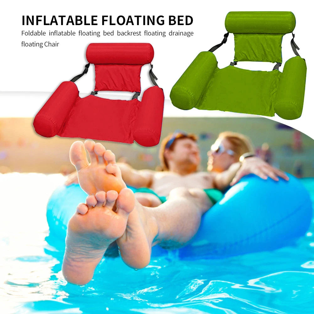 Inflatable Mattresses and Chair for Swimming Pools