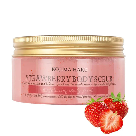 Strawberry Body Face Exfoliating Scrub,with Vitamin E 200g