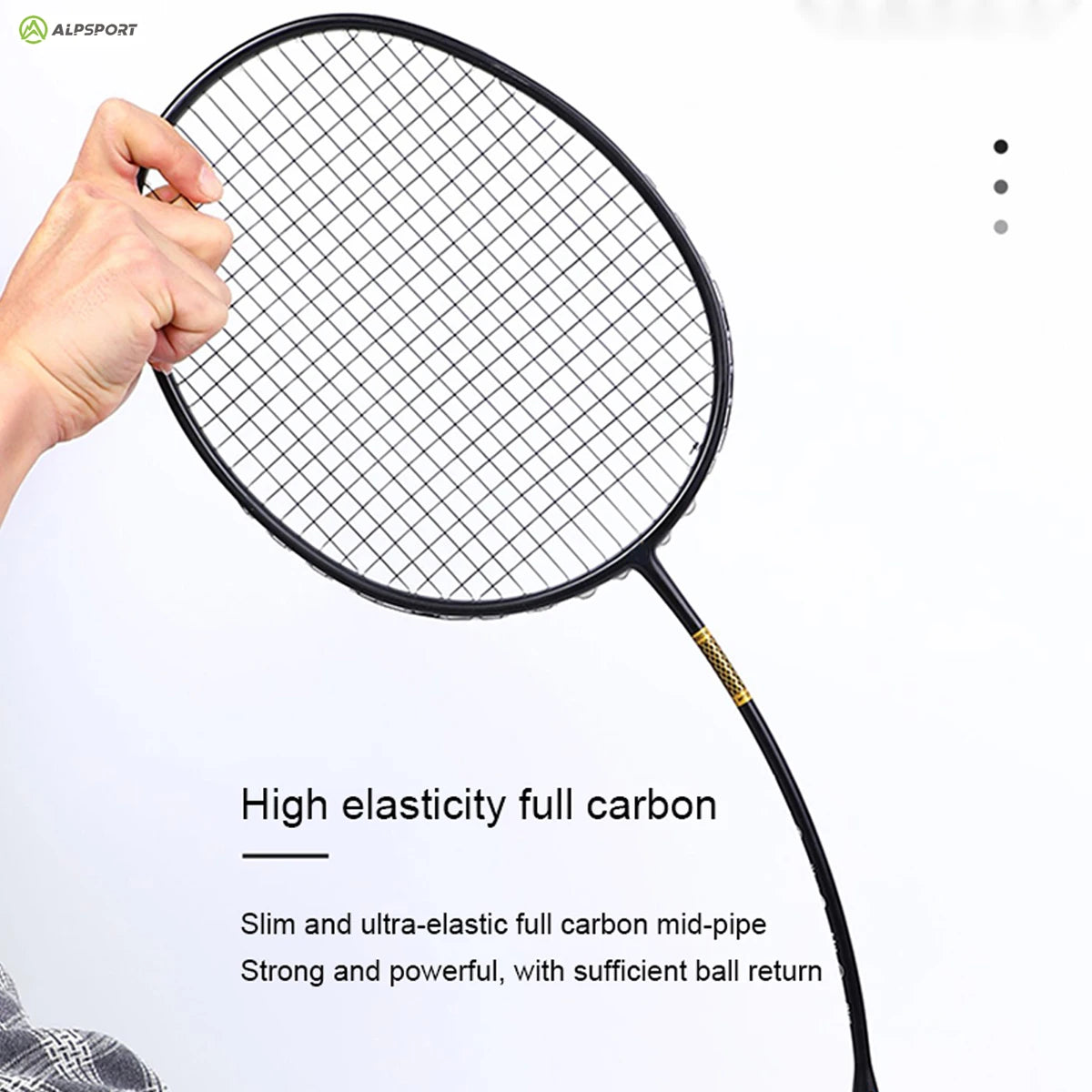 Carbon Fiber + Titanium Alloy Badminton Racket Ultra-Lightweight