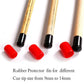 10Pcs Rubber Pool Cue Tip Protectors