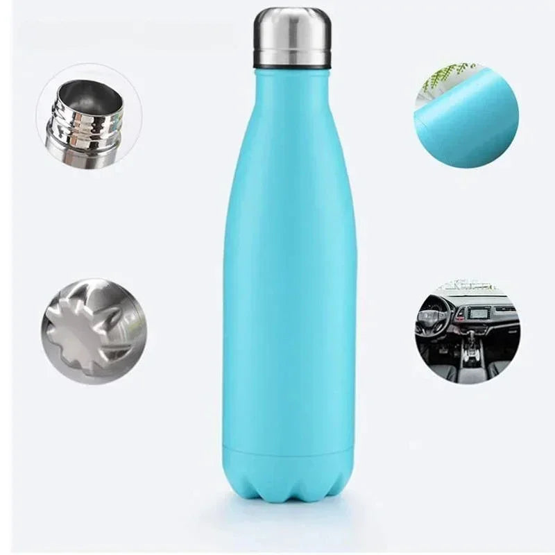 350/500/750/1000ml Double Wall Stainles Steel Water Bottle