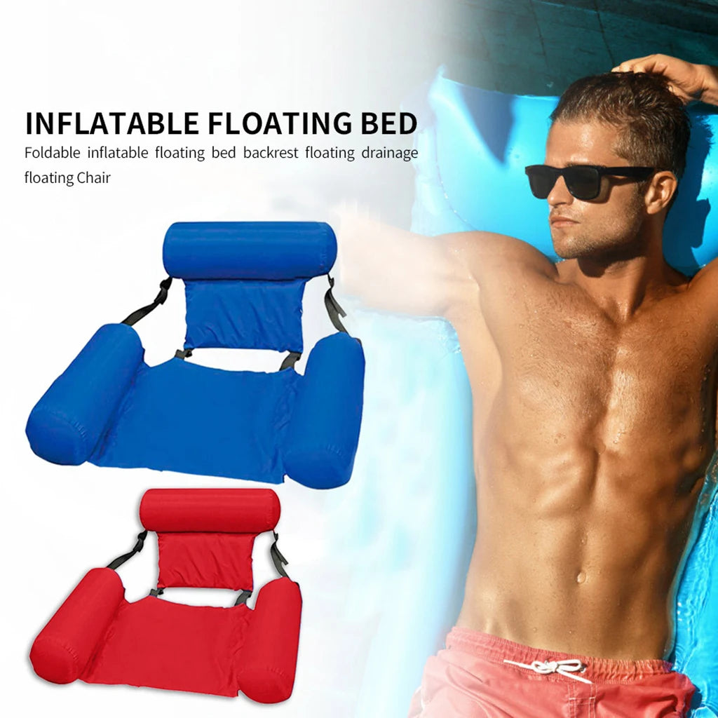 Inflatable Mattresses and Chair for Swimming Pools