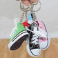 3D Canvas Sneaker Shoe Keychain