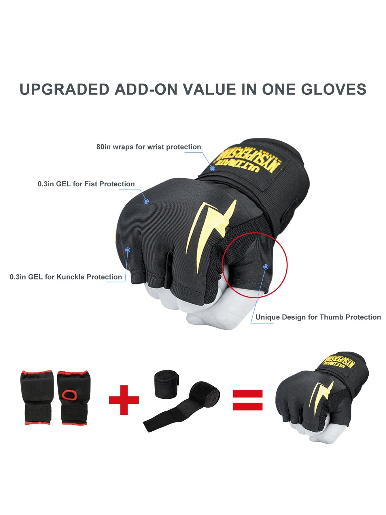 Boxing Wraps and Gloves