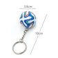 Exquisite Leather Football Keychain