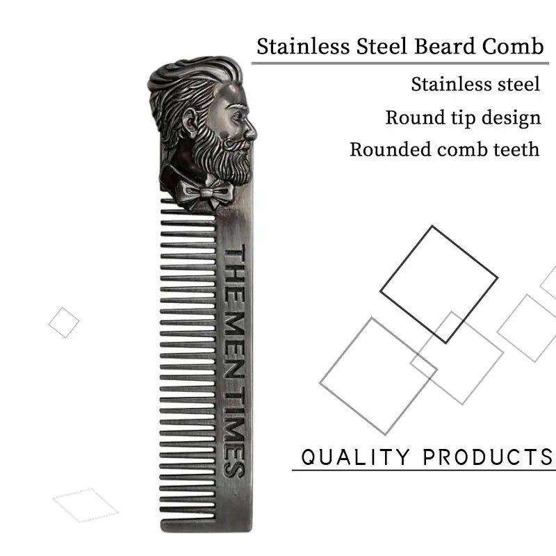 Stainless Steel Men’s Comb