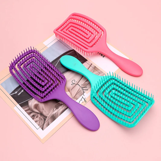 Maze Style Hairbrush