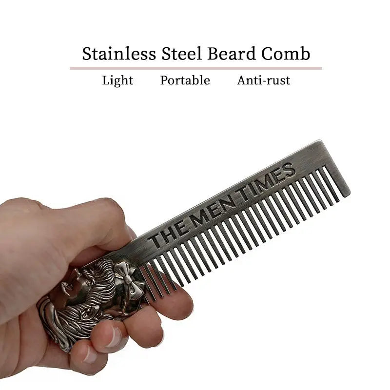 Stainless Steel Men’s Comb