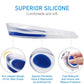 1pair Soft Silicone Gel Insoles