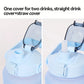 Gradient Large Capacity Sports Water Bottle With Straw