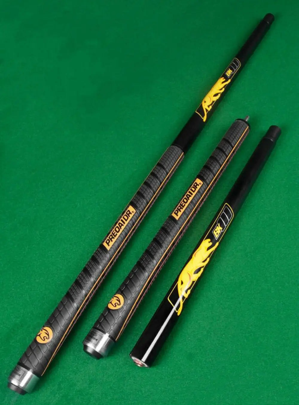 2 in 1 PREOAIDR Jump Break Black Pool Cue