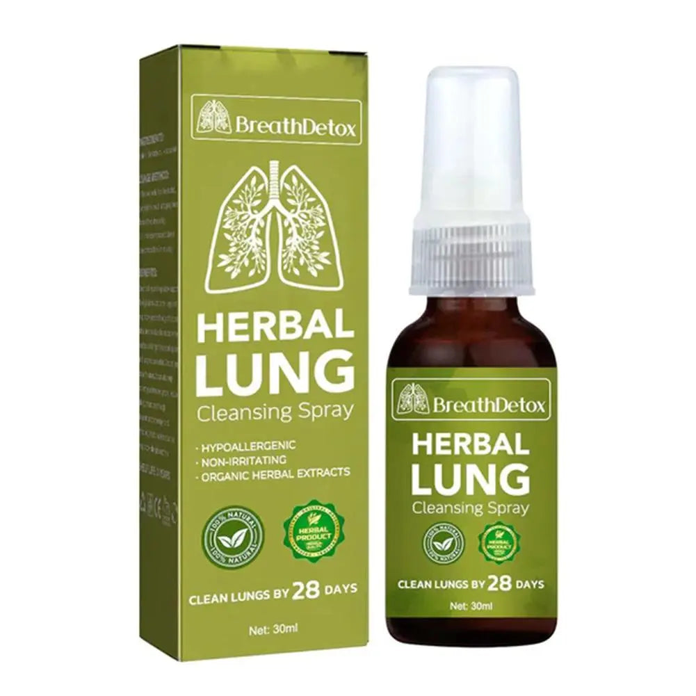 30ml Lung Herbal Cleanser Spray: Clear Nasal Mist