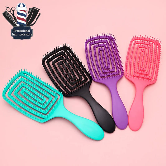 Maze Style Hairbrush