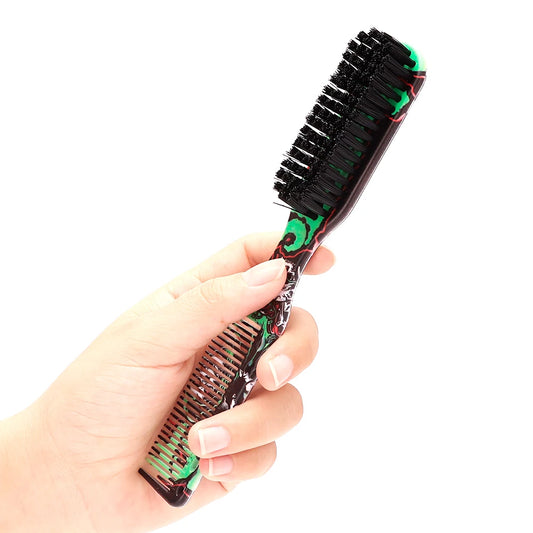 Double-sided Graphics Hairbrush/Comb For Men