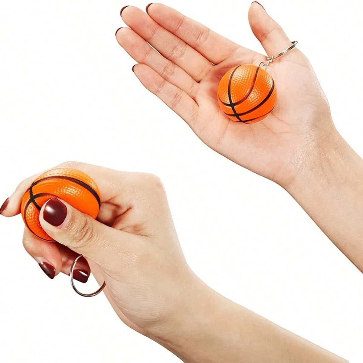 5/10pcs Mini Basketball Keychains