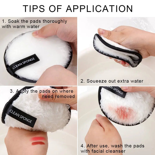 3Pcs Reusable Makeup Remover Pads