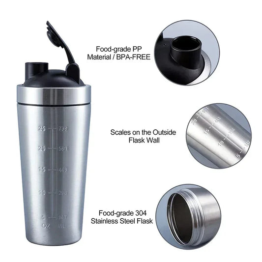 Stainless Steel Protein Shaker