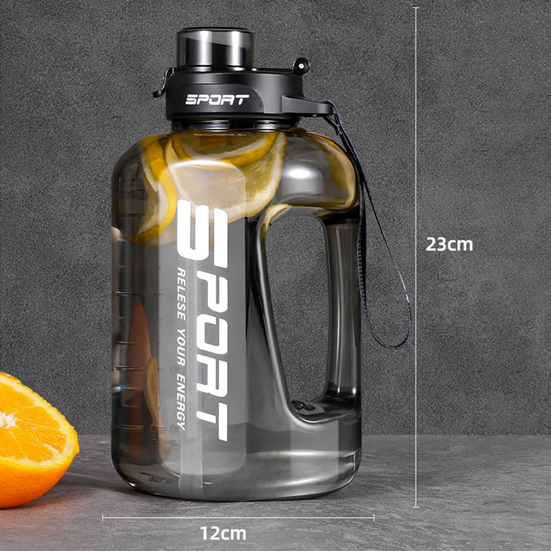 1.2L/1.7L/2.5L Sports Water Bottle with Straw